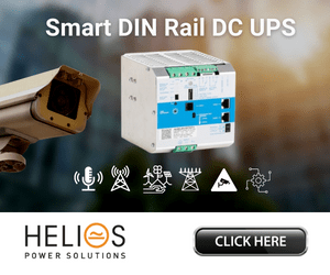 Smart DIN Rail DC UPS 12V, 24V, 48V Modbus TCP IP